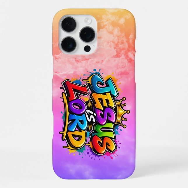 Jesus ist Herr iPhone Hülle (Rückseite)