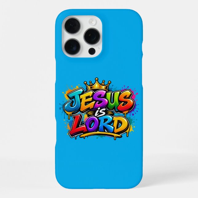 Jesus ist Herr iPhone Hülle (Rückseite)