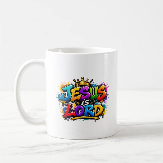 Jesus ist Herr Kaffeetasse (Links)
