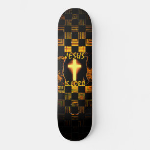 Jesus ist Herr Kreuz Skateboard