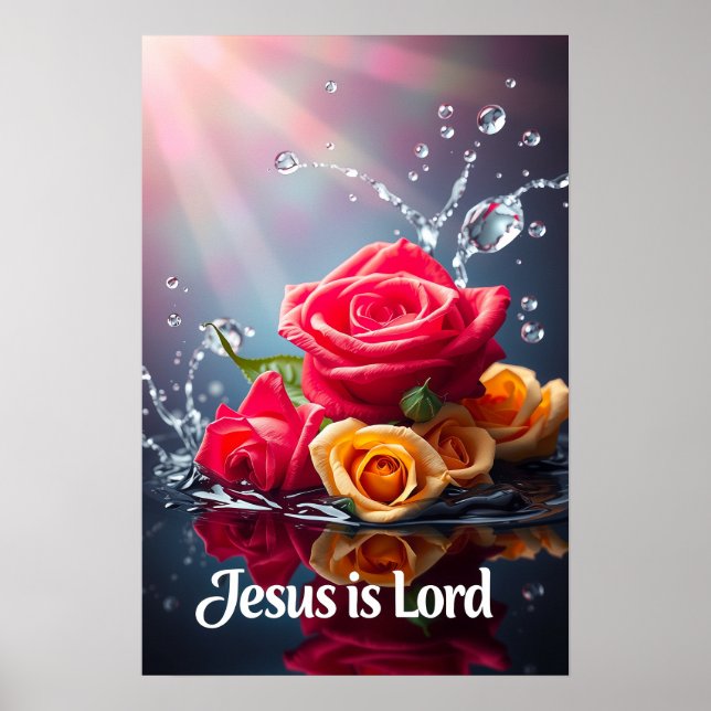 Jesus ist Herr Poster (Vorne)