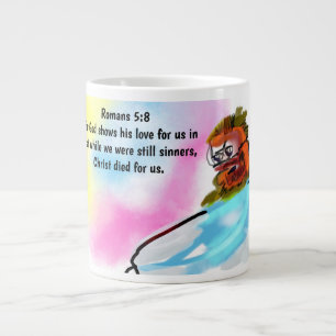 Jesus ist hier Jumbo-Tasse