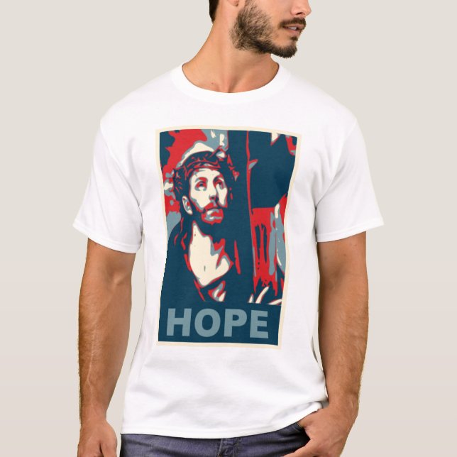Jesus ist Hoffnung T-Shirt (Vorderseite)