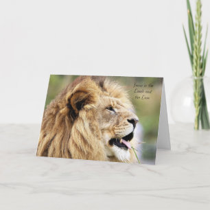 Jesus ist (Jubiläum für Pastor Karte