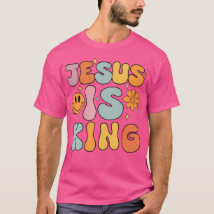Jesus ist King Groovy Christlich- Niedliches Klein T-Shirt