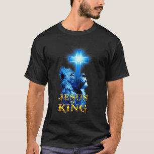 Jesus ist König Bibel Zitat Lion Christlich T-Shirt