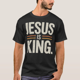 Jesus ist König Bibelvers Johannes 146 Christliche T-Shirt