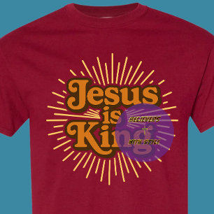 Jesus ist König - Christlich T-Shirt