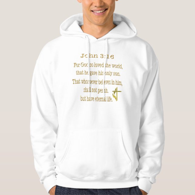 Jesus ist König der Könige Hoodie (Vorderseite)
