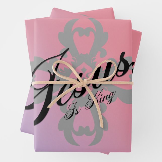 Jesus ist König Geschenkpapier Set (Beispiel)