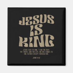 Jesus ist König Jesus Johannes 14_6 Kostüm Christl Magnet
