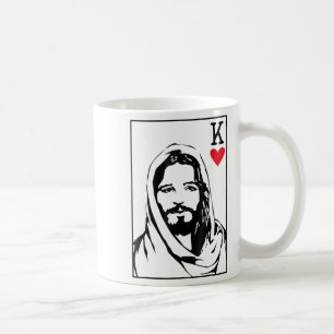 Jesus ist König Jesus König der Herzen Karte Chris Kaffeetasse