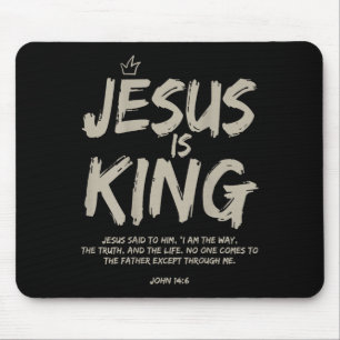 Jesus ist König Johannes 14_6 Kostüm Jesus Christl Mousepad