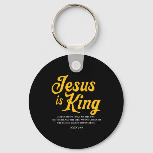 Jesus ist König John 14_6 Kostüm Jesus Christlich Schlüsselanhänger