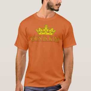 Jesus ist König (Linie)Glaube, Kreuz, ChristianJes T-Shirt