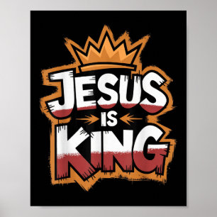 Jesus ist König Poster