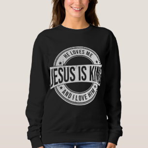 Jesus ist König Sweatshirt