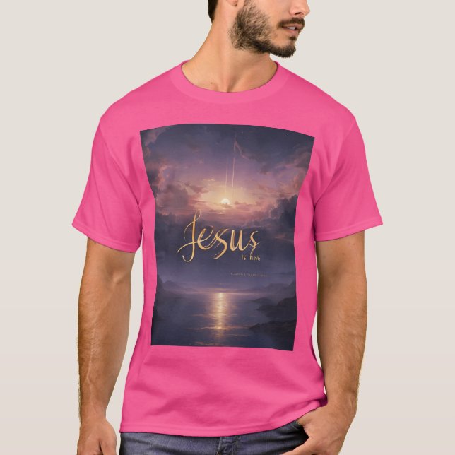 Jesus ist König T-Shirt (Vorderseite)