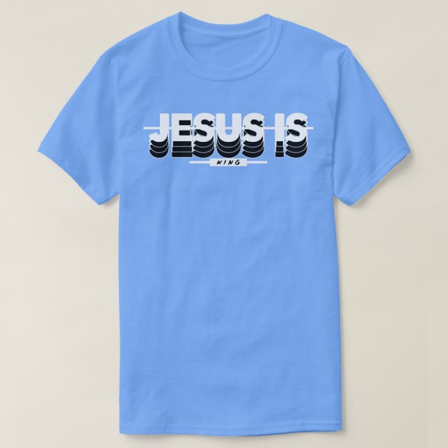 Jesus ist König T-Shirt (Design vorne)