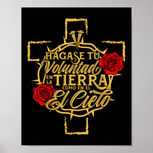 Jesus ist König Yeshua religiöse Christliche Bibel Poster