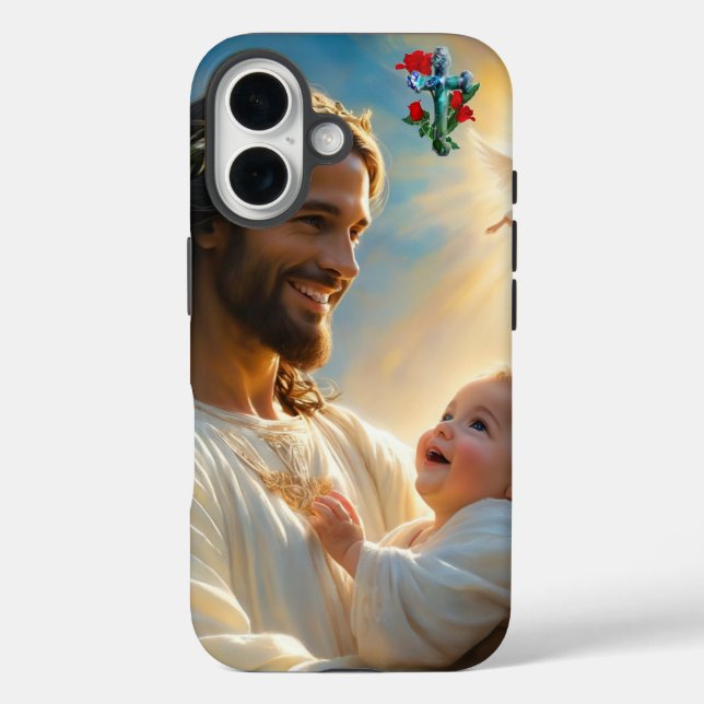 Jesus ist Kunst Case-Mate iPhone Hülle (Rückseite)