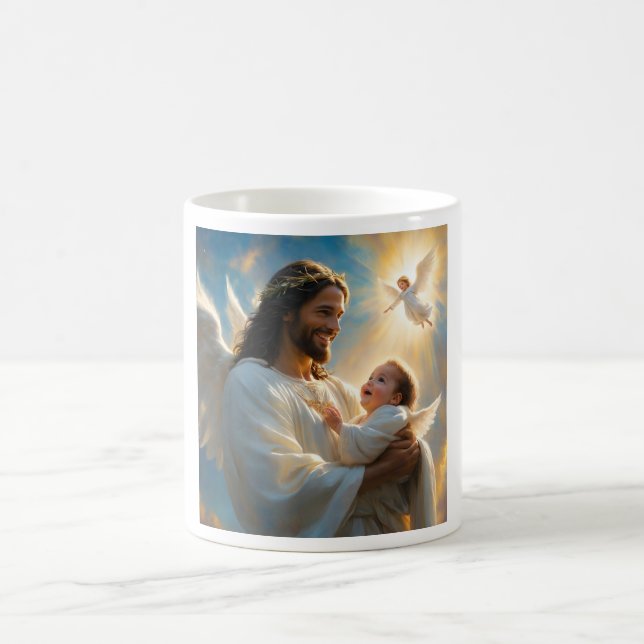 Jesus ist Kunst Kaffeetasse (Mittel)