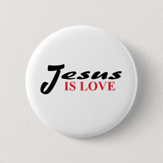 Jesus ist Liebe Button