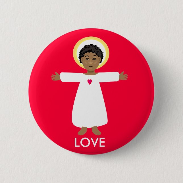 Jesus ist Liebe Button (Vorderseite)