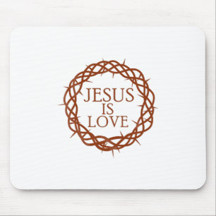 Jesus ist Liebe Mousepad