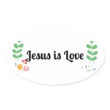 Jesus ist Liebe-Sticker