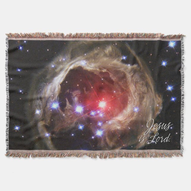 Jesus ist Lord 7 Light Echo Throw Blanket Decke (Vorderseite)