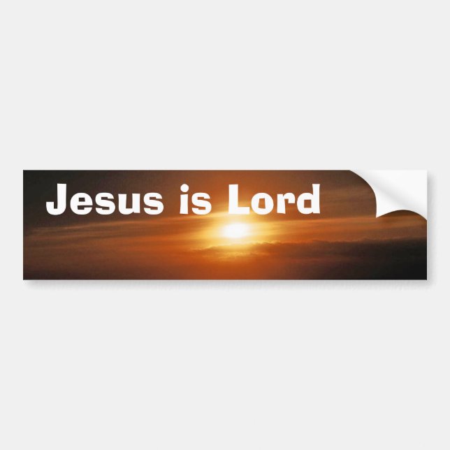 Jesus ist Lord Autoaufkleber (Vorne)