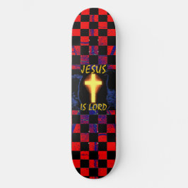 Jesus ist Lord Cross Skateboard