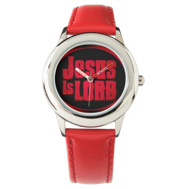 Jesus ist Lord Customize mit Namen oder Initialen! Armbanduhr (Vorderseite)
