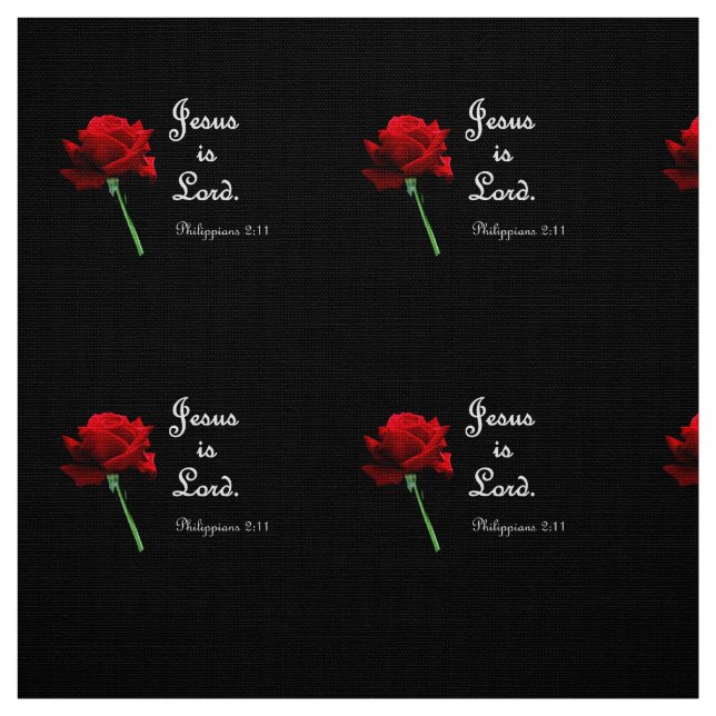 Jesus ist Lord Fabric Stoff (Muster)
