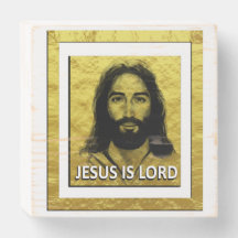 Jesus ist Lord Gold und White Design