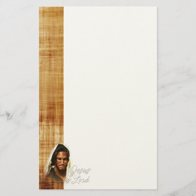 Jesus ist Lord Stationery Briefpapier (Vorderseite)