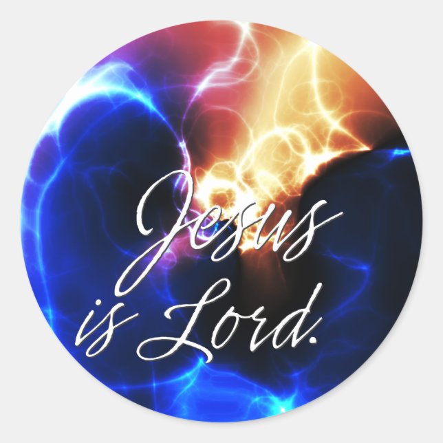 Jesus ist Lord Stickers (Vorderseite)