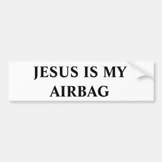 Jesus ist mein Airbag Autoaufkleber
