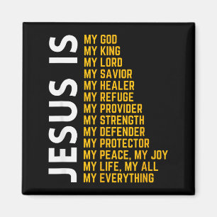 Jesus ist mein Alles Christlicher Gott Jesus Relig Magnet