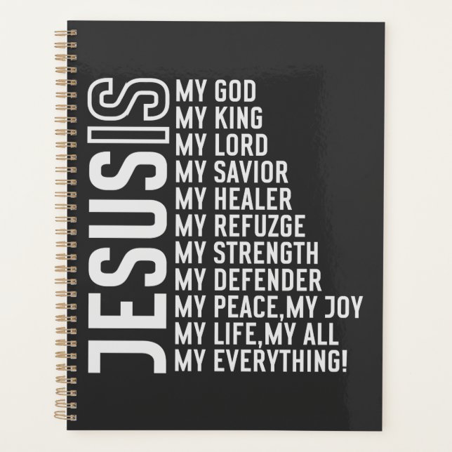 Jesus ist mein ... Alles Planer (Vorderseite)