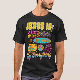 Jesus ist mein Alles Retro Groovy Christlich T-Shirt