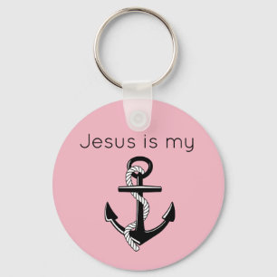 Jesus ist mein Anchor Schlüsselanhänger