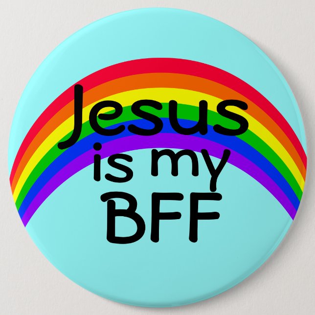 Jesus ist mein bester Freund für immer Button (Vorderseite)
