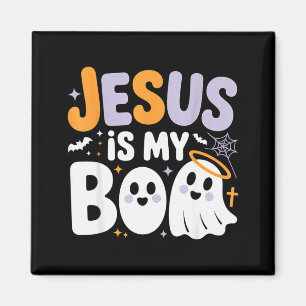 Jesus ist mein Boo Süßer Christlicher Halloween-Ge Magnet