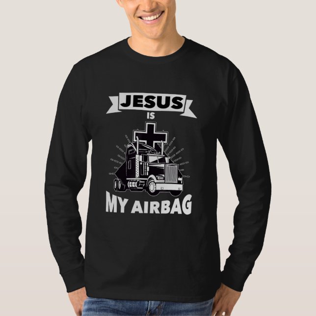 Jesus ist mein Christlicher LKW-LKW-LKW-LKW T-Shirt (Vorderseite)