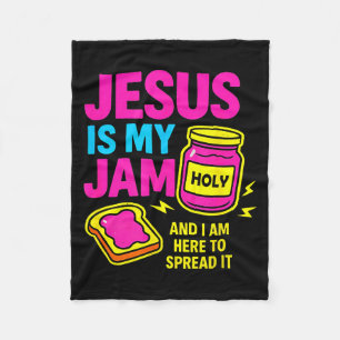 Jesus ist mein Ding und ich bin hier, um Bibelvers Fleecedecke