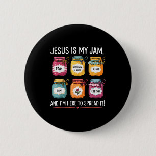 Jesus ist mein Ding und ich bin hier, um christlic Button
