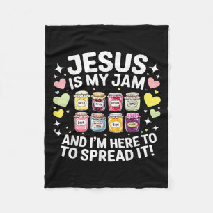 Jesus ist mein Ding und ich bin hier, um christlic Fleecedecke