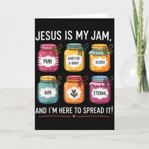 Jesus ist mein Ding und ich bin hier, um christlic Karte